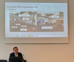 The Tribrid-Meeting-Setup – Improving Hybrid Meetings Using a Telepresence Robot